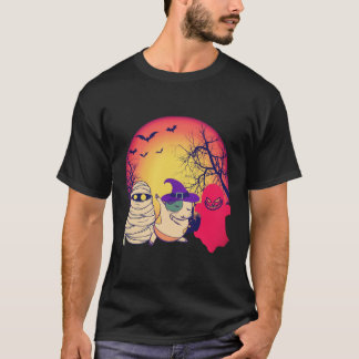 Camiseta 35 Porquinho-da-índia de Halloween Abóbora