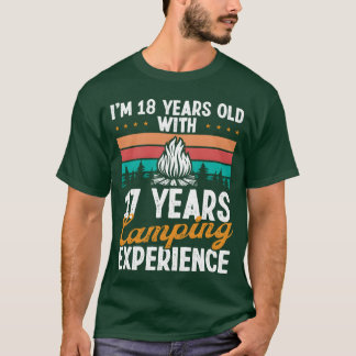 Camiseta 35 Year Old Camper Mountains Camping 35 Birthday g