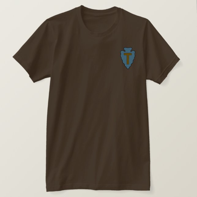 Camiseta 36ª Divisão de Infantaria do Exército (Frente do Design)