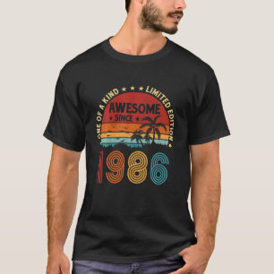 Camiseta 36ª Festa de aniversário, 36 Anos, Ser Incrível