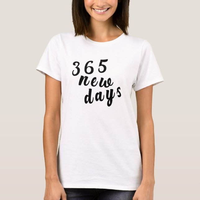 Camiseta 365 novos dias (Frente)