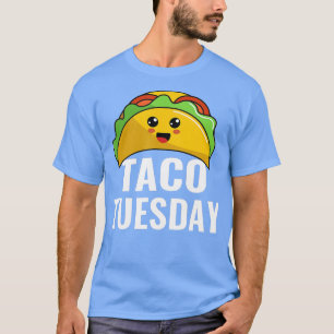 Camiseta 365 Taco Terça-feira Tee Tacos Lover Engraçado Pre