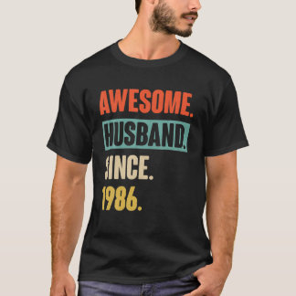 Camiseta 36 Aniversário De Casamento Dando-Lhe Presente - M