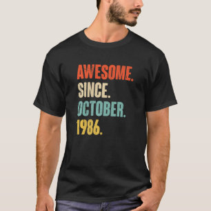 Camiseta 36 anos de idade 36 anos Aniversário fantástico de
