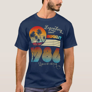 Camiseta 36 anos de idade Oferece lenda desde agosto de 198
