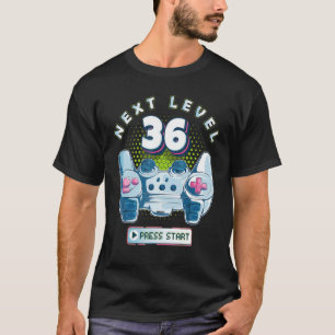 Camiseta 36 Birthday Gamer Next Level 36 Gaming Controller