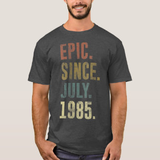 Camiseta 37º aniversário da Epic desde julho de 1985