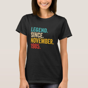 Camiseta 37 anos de idade 37.a legenda de aniversário desde