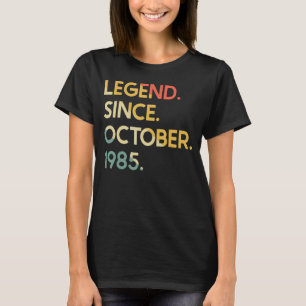 Camiseta 37 Anos De Legenda Desde Outubro De 1985 37º Nasci