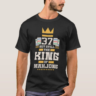 Camiseta 37 Anos Mas Ainda O Rei De Mahjong 37th B