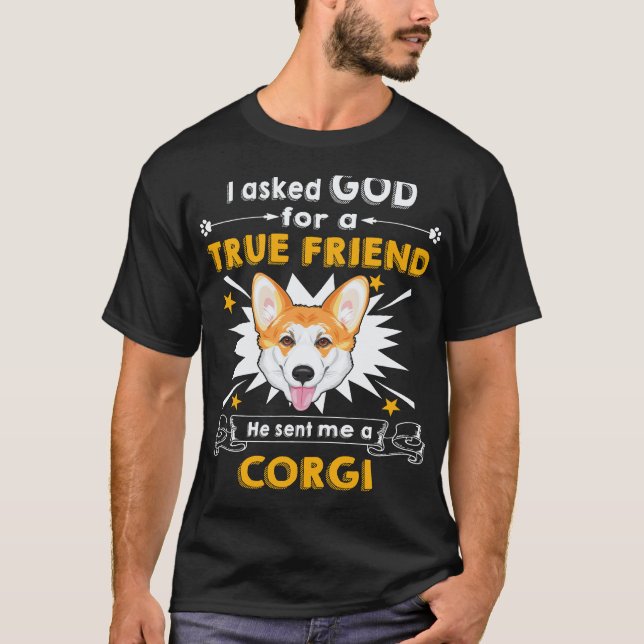 Camiseta 37 Ele Me Enviou Um Corgi (Frente)