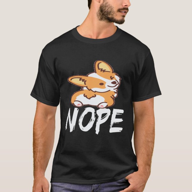 Camiseta 37 Não - Corgi (Frente)
