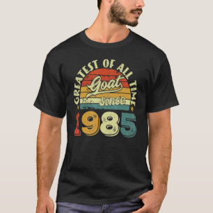 Camiseta 37.o Aniversário, 37 anos, CAPRINO desde 1985