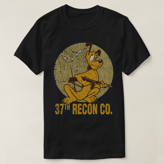 Camiseta 37.o Recon Co 1942 (Frente do Design)