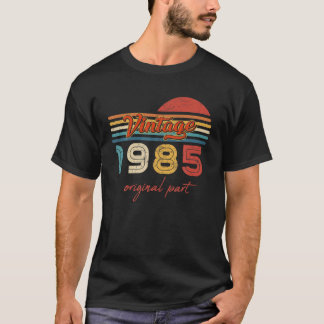Camiseta 37 Presentes de Aniversário Vintage 1985 Original 