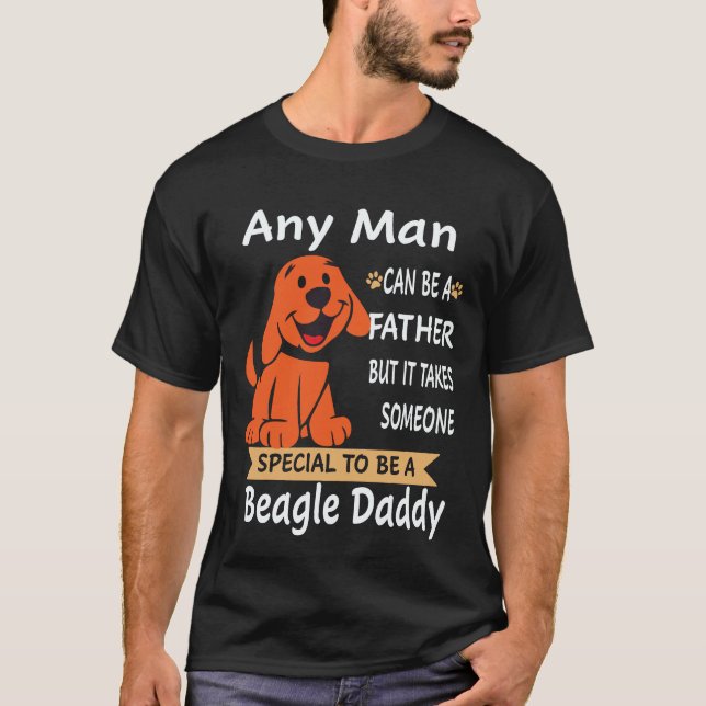 Camiseta 37 Qualquer Homem - Beagle Daddy Beagle (Frente)