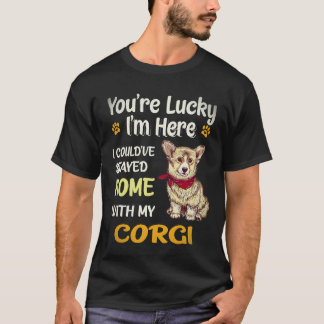 Camiseta 37 Você é Corgi Sortudo