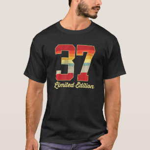 Camiseta 37th Birthday Vintage Limited Edition 1985, 37 ano