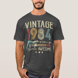 Camiseta 38º aniversário Mulheres Mens Vintage Incrível 198