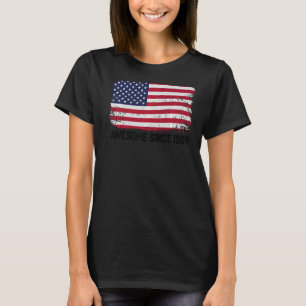 Camiseta 38º aniversário Vintage Usa Flag Incrível Desde 19