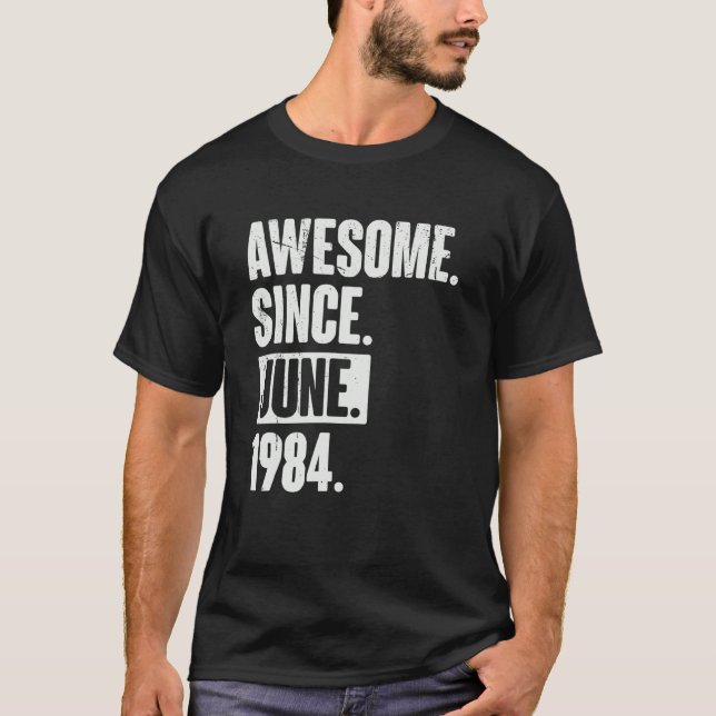 Camiseta 38 anos de idade 38 anos Aniversário fantástico de (Frente)
