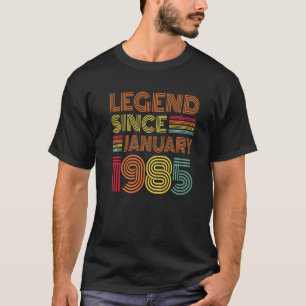 Camiseta 38 anos é incrível desde janeiro de 1985 38º anive