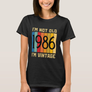 Camiseta 38 anos, não sou velho, sou Vintage 1986 38º anive