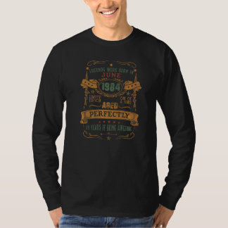 Camiseta 38 De Junho As Legendas De Vintage De Aniversário