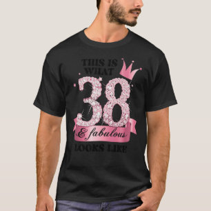 Camiseta 38 e Fabuloso Grupo de Partido Branca Rosa Candid 