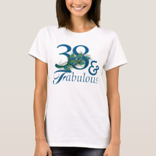 Camiseta 38th T-shirt do aniversário