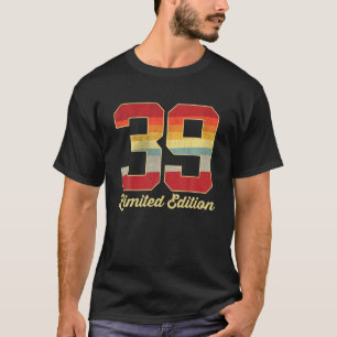 Camiseta 39º aniversário Vintage Limited Edition 1983 39 an