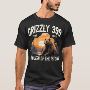 Camiseta 399 Ursos Da Rainha De Teton Vintage