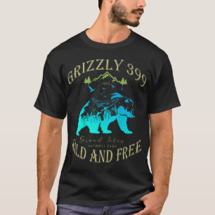 Camiseta 399 Ursos Da Rainha De Teton Wildlife Fores