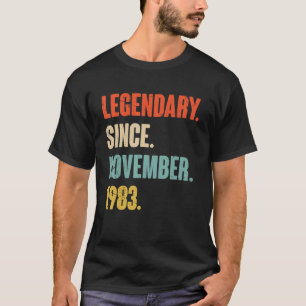 Camiseta 39 anos, 39 anos, lendária de aniversário desde no