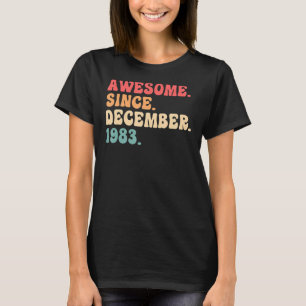 Camiseta 39 Anos 39 De Dezembro Último Aniversário Para Mul