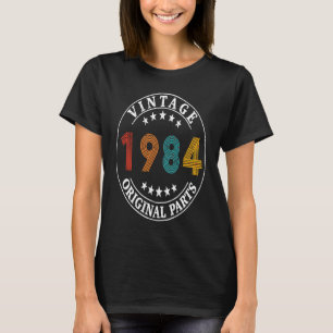 Camiseta 39 anos de idade Retro Vintage 1984 39º aniversári