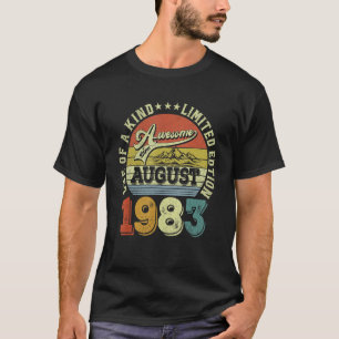 Camiseta 39 anos é incrível desde agosto de 1983 39º aniver