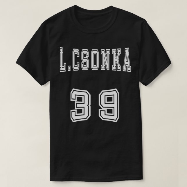 Camiseta 39 Larry Csonka NFL Classic T-Shirt (Frente do Design)