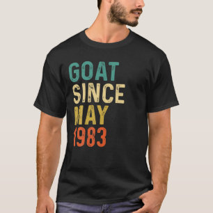 Camiseta 39.O Aniversário, 39 anos, CAPRINO desde maio de