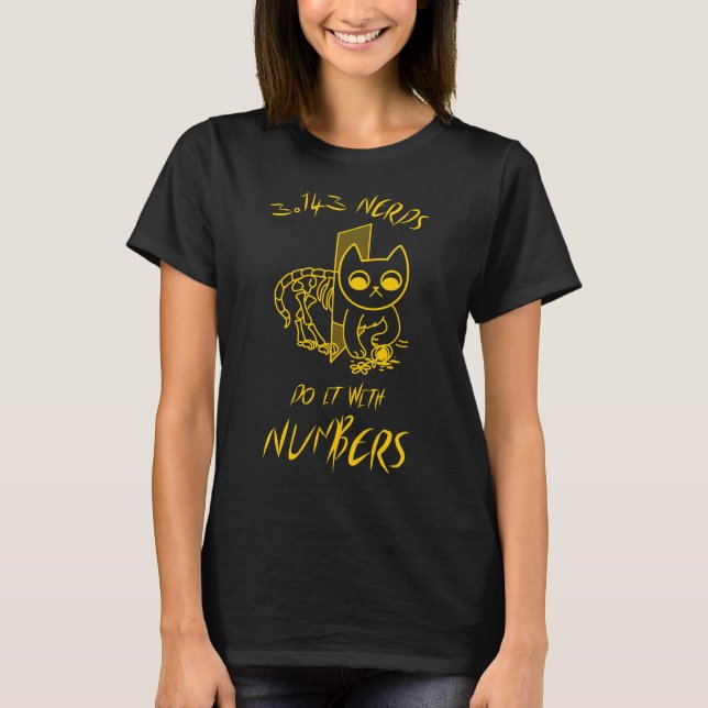 Camiseta 3.143 Nerds fazem com números	 (Frente)