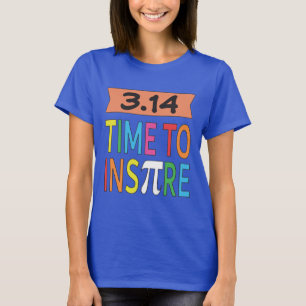 Camiseta 3.14 Hora De Inspirar A Piada De Matemática Engraç