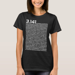 Camiseta 3,14 Pi Dia Matemática Número Irracional Pi