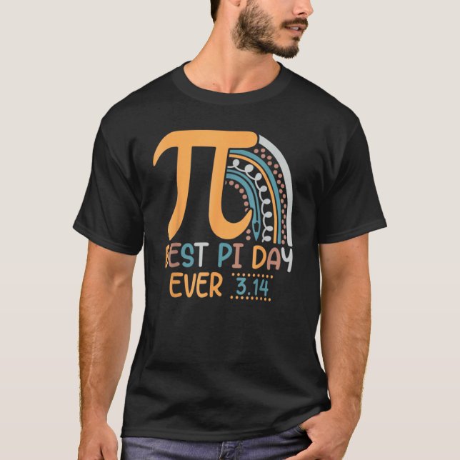 Camiseta 3 14 Pi - Símbolo de Math Science Best Pi Day Eve (Frente)