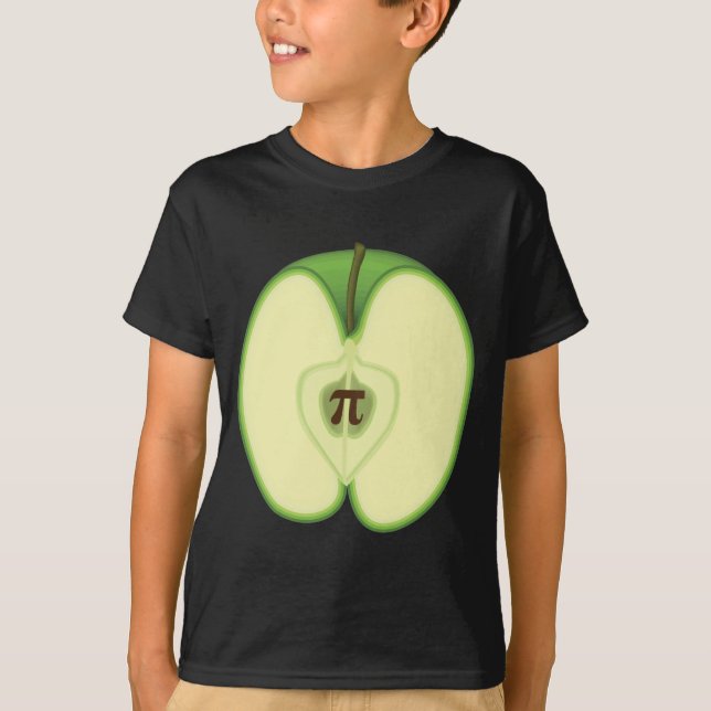 Camiseta 3.14 Piada De Matemática Engraçada Pie Pin Apple (Frente)