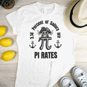 Camiseta 3.14 Por cento dos marinheiros são taxas pi