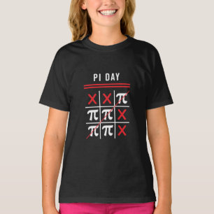 Camiseta 3.14 Tic-Tac-Toe Noughts E Crosses Feliz Dia Pi