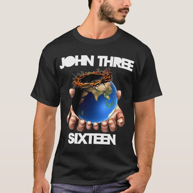 Camiseta 3:16 de John (Frente)