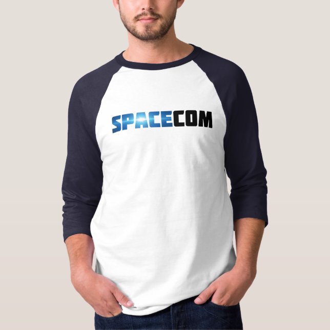 Camiseta 3/4 Capa Raglan SpaceCom T-Shirt (Frente)
