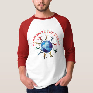 Camiseta 3/4 de t-shirt da luva