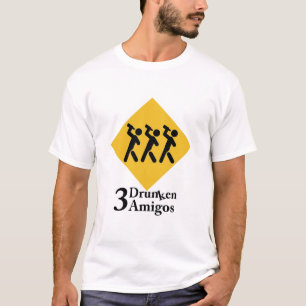 Camiseta 3 amigo bêbedos